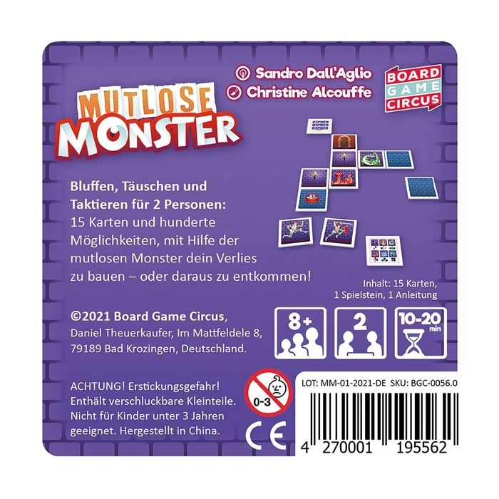 Board Game Circus Mutlose Monster (d)