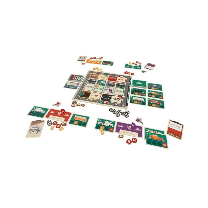 Board Game Circus Grease Monkey Garage (d)