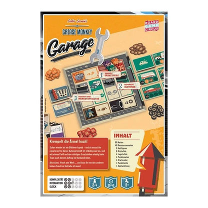 Board Game Circus Grease Monkey Garage (d)