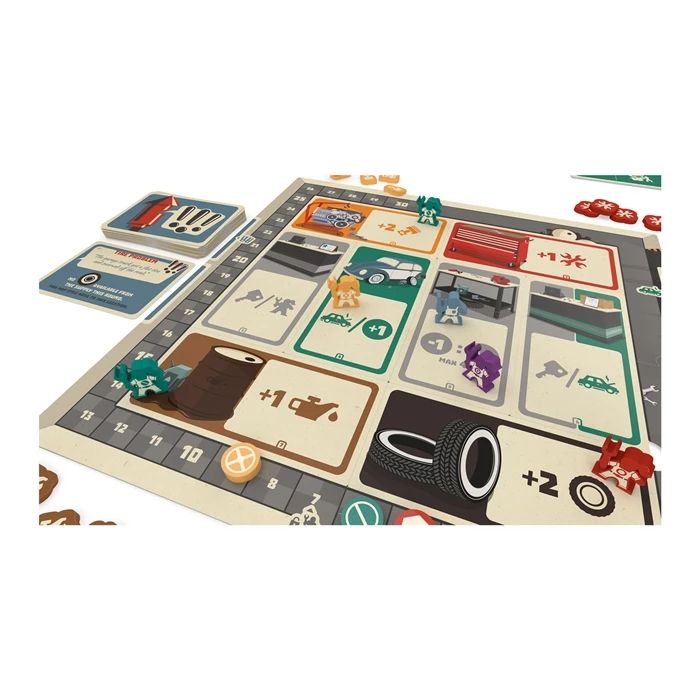 Board Game Circus Grease Monkey Garage (d)