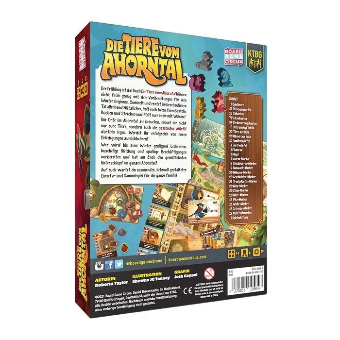 Board Game Circus Die Tiere vom Ahorntal (d)