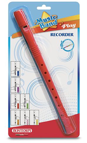 Bontempi Blockflöte im Blister, 33 cm