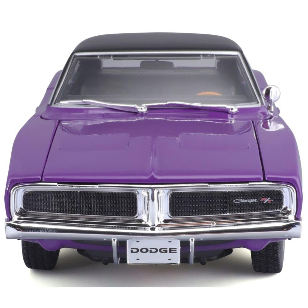 Maisto Dodge Charger R/T 1969 1/18 purple