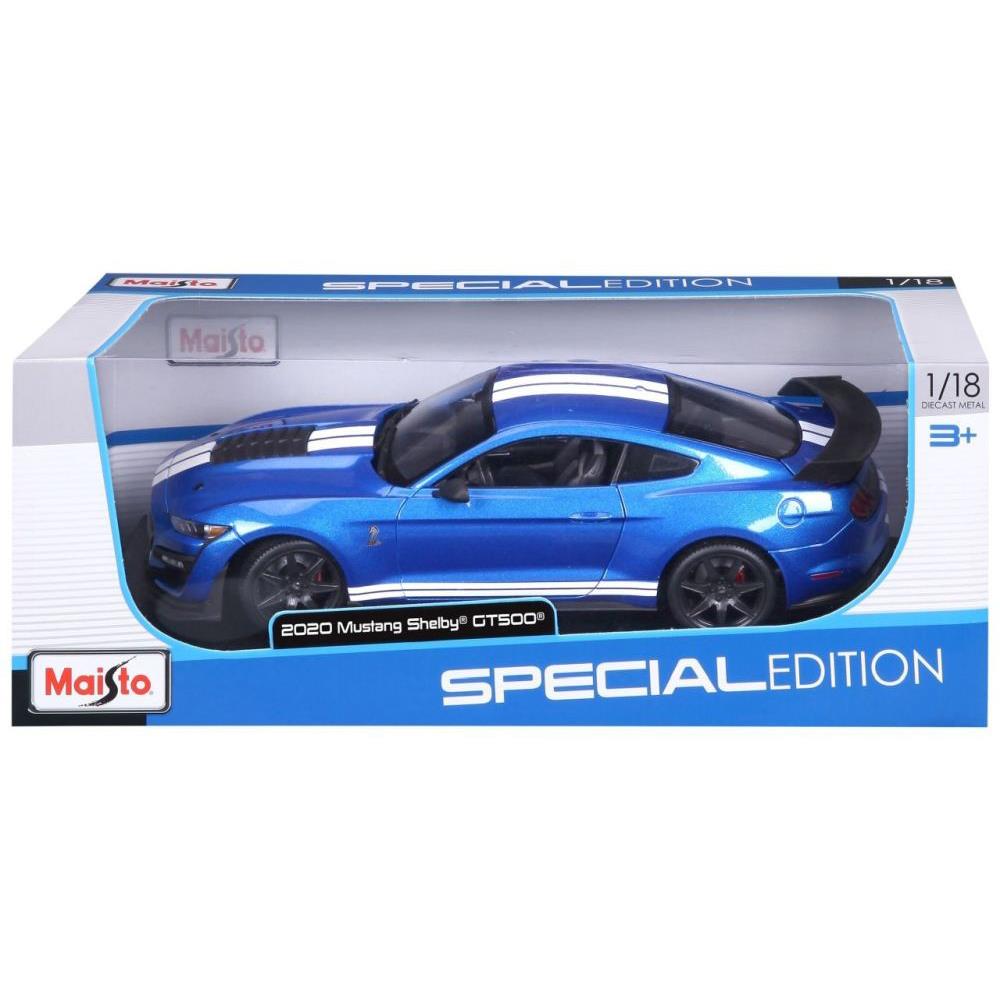 Maisto Ford Mustang Shelby GT500 2020, blau, 1:18