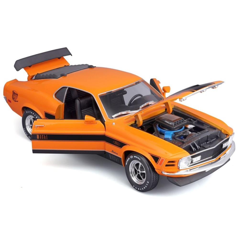 Maisto Ford Mustang Mach 1 1970, orange, 1:18
