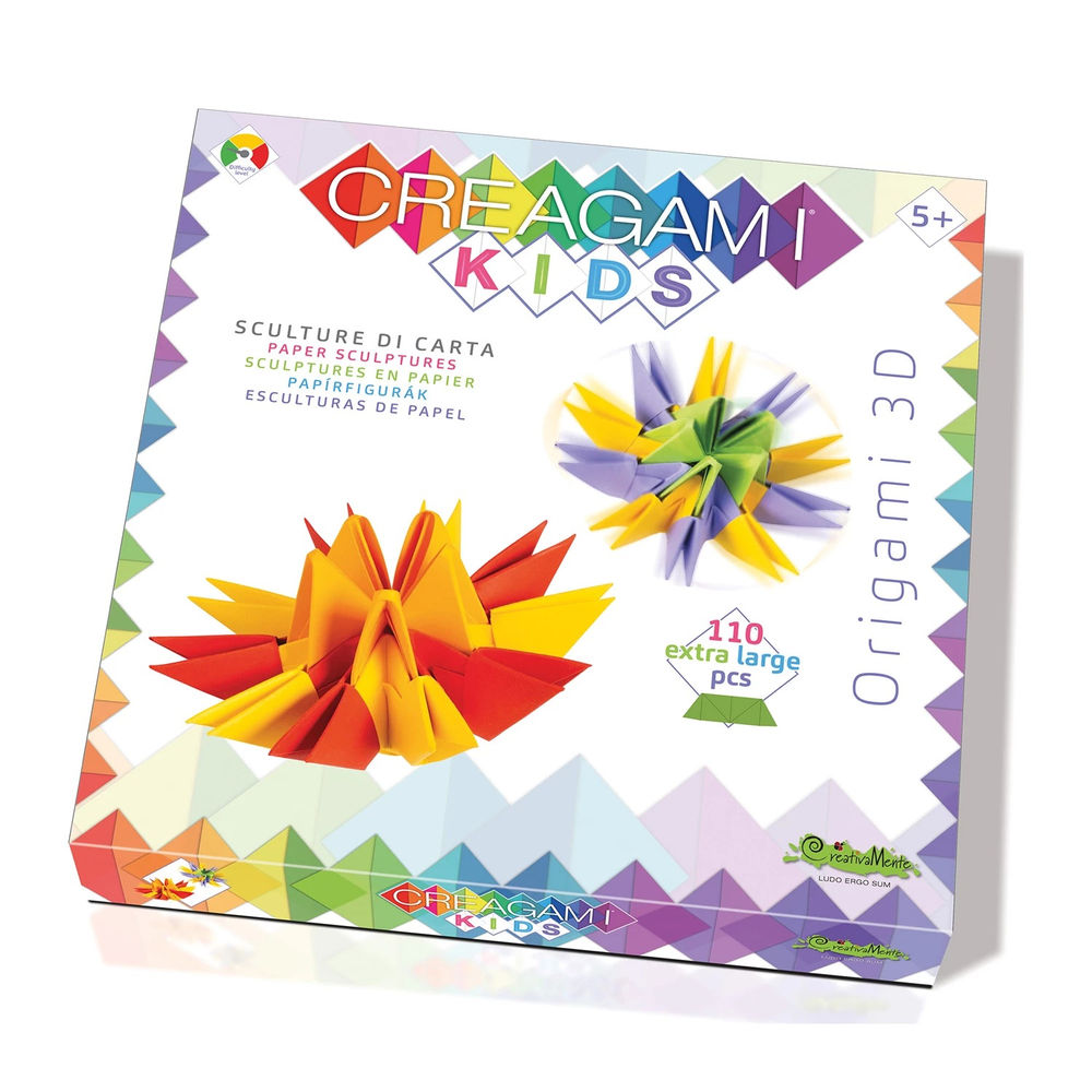 Creagami Origami 3D KIDS spinning top 110 pieces