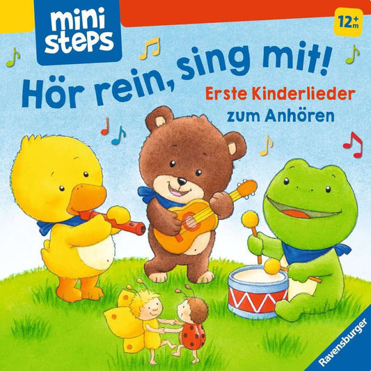 Ravensburger ministeps: Hör rein, sing mit! Erste Kinderlieder zum Anhören.