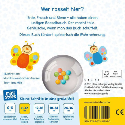 Ravensburger ministeps: Meine bunten Ri-Ra-Rasseltiere