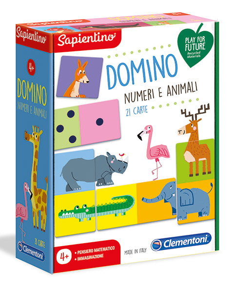 Clementoni Domino Numéros et Animaux Il