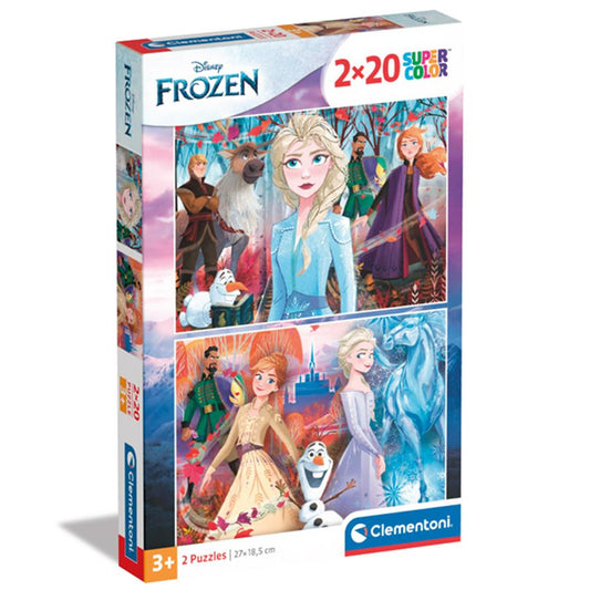 Clementoni Puzzle Frozen 2, 2x20 pieces