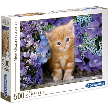 Clementoni Puzzle Chatons, 500 pièces