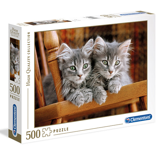 Clementoni puzzle chats, 500 pièces