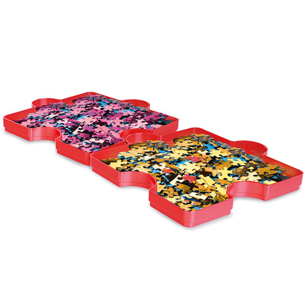 Puzzle Sortierer, 6 Stück à 19 x 19 cm, bis 1'000 Teile