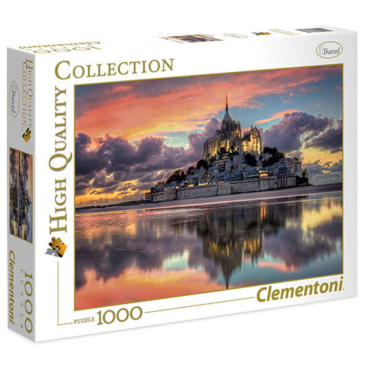 Clementoni Puzzle Mont Saint-Michel, 1000 pièces
