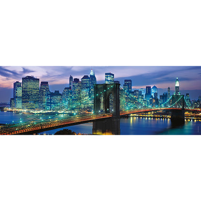Clementoni Panorama New York Pont de Brooklyn, 1000 pièces