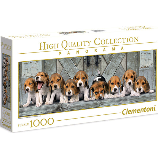Clementoni Panorama Dogs Beagles, 1000 pieces