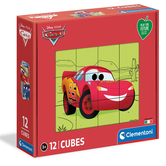 Clementoni Würfel Puzzle Cars 12 tlg.