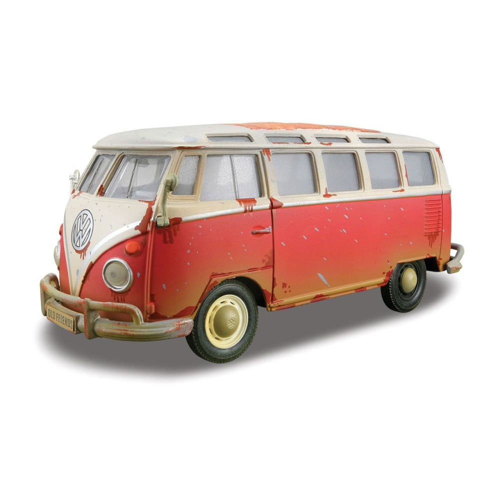 Maisto VW Van "Samba" Old Friends 1/24 rouge/blanc