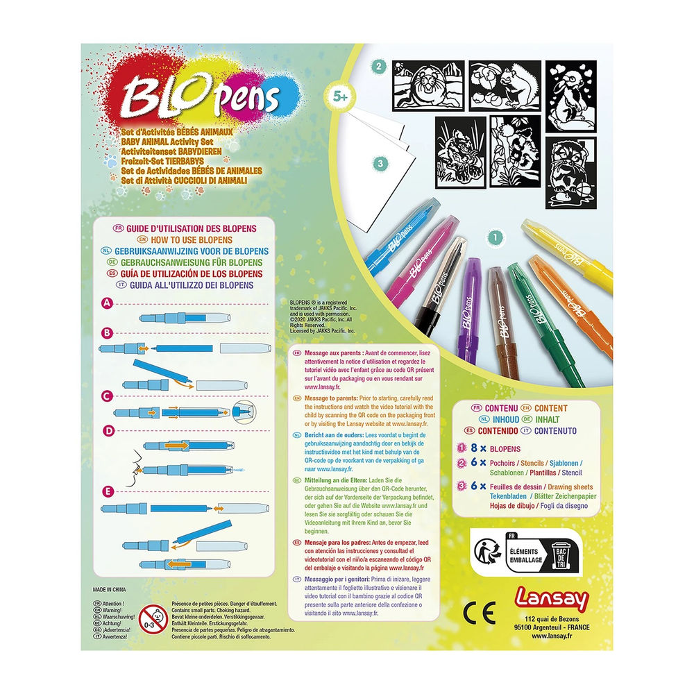 Blopens Sprühstifteset Tierbabys