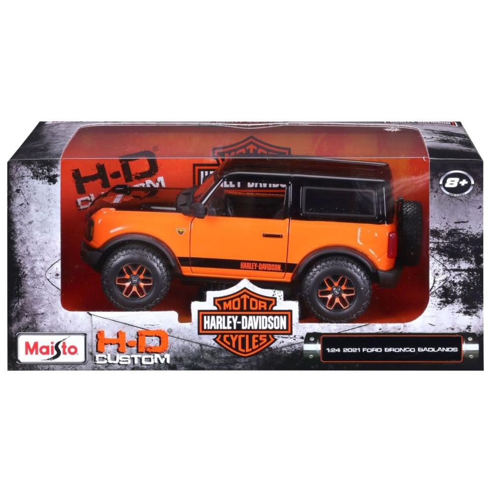 Maisto Ford Bronco Badlands Harley Davidson 1/24 orange