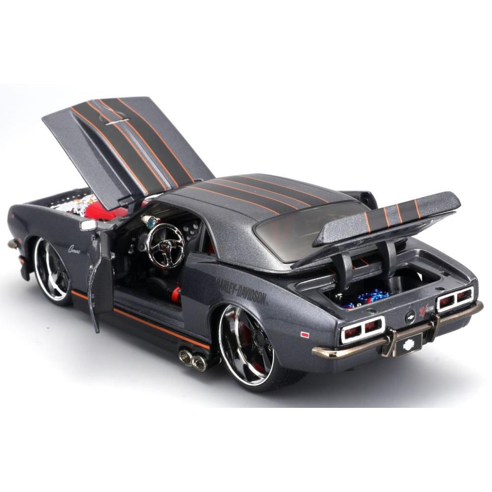 Maisto Chevrolet Camaro 1968 Harley Davidson 1/24 schwarz