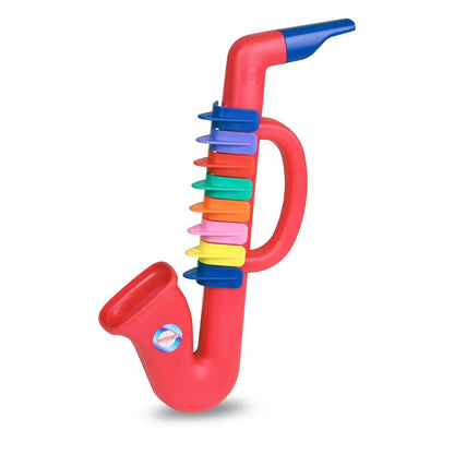 Bontempi saxophone with 8 colored keys in blister