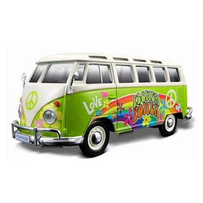 Maisto Hippie Line Volkswagen Van Samba Bus, 1:24