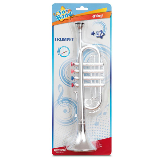 Bontempi trumpet 4 colored valves blister, 37 cm