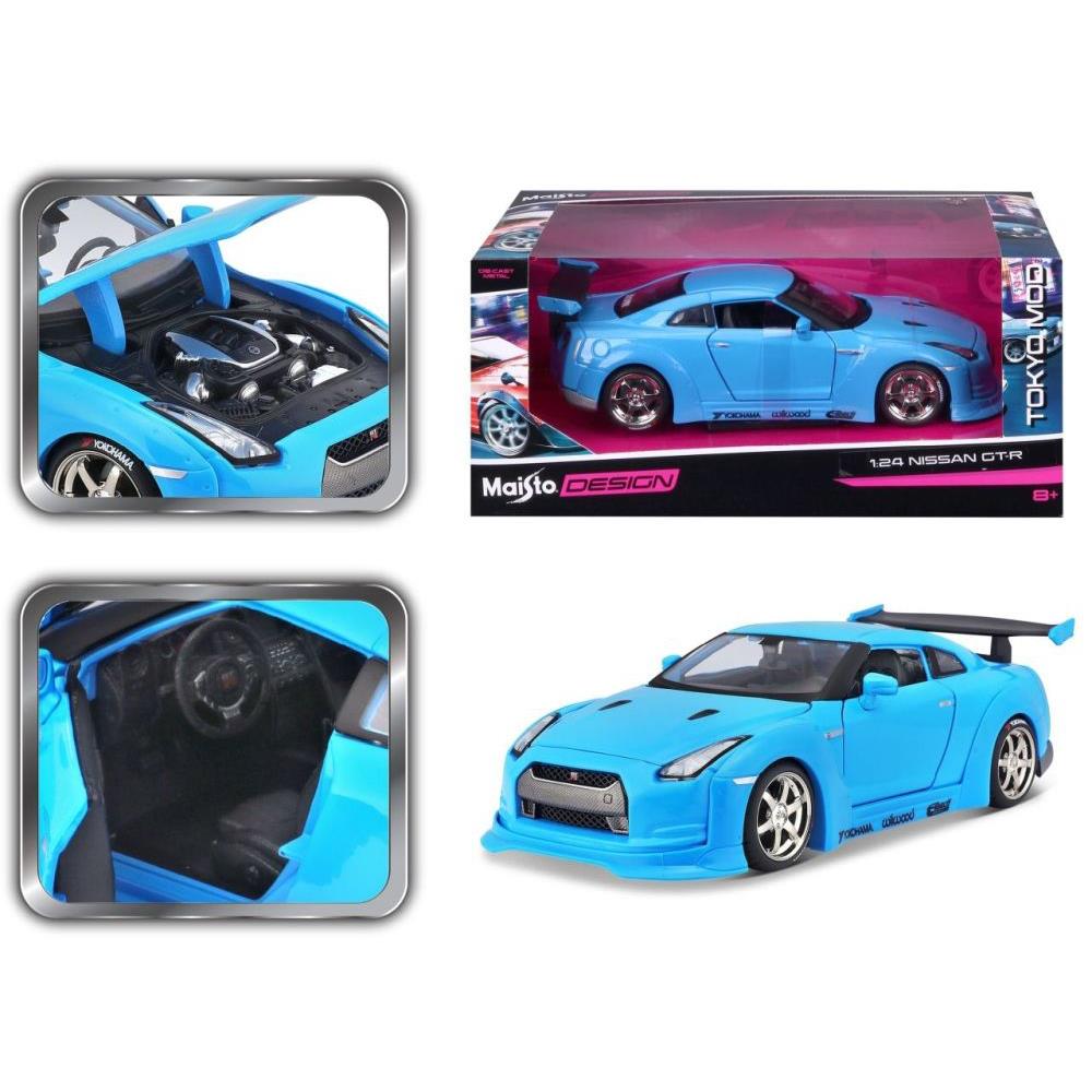 Maisto Nissan GT-R 1/24 bleue