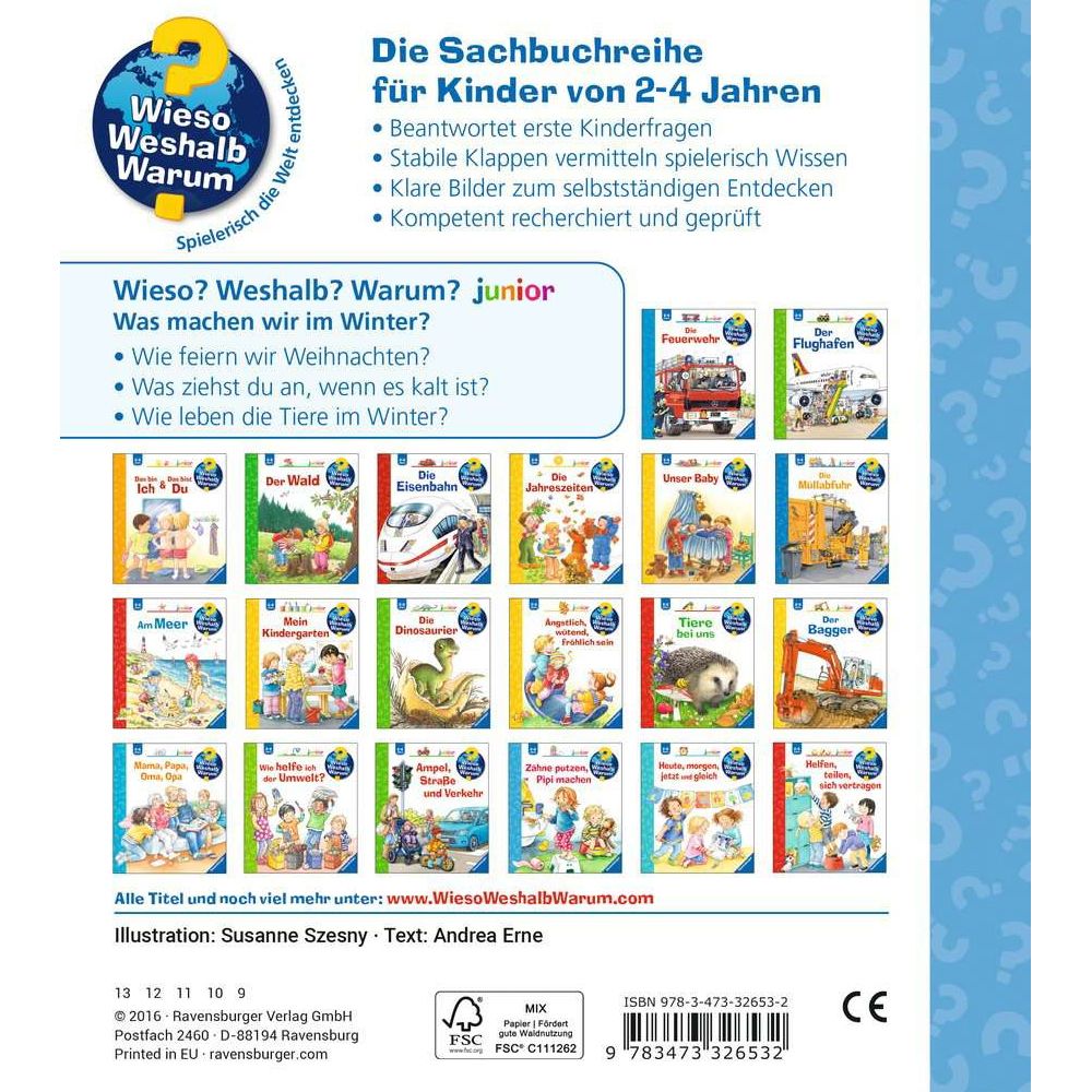 Ravensburger Wieso? Weshalb? Warum? junior, Band 58: Was machen wir im Winter?