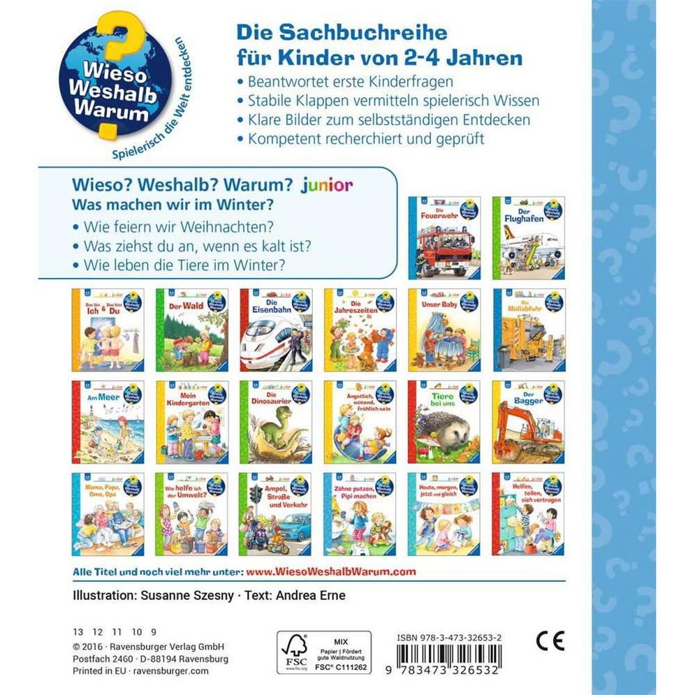 Ravensburger Wieso? Weshalb? Warum? junior, Band 58: Was machen wir im Winter?