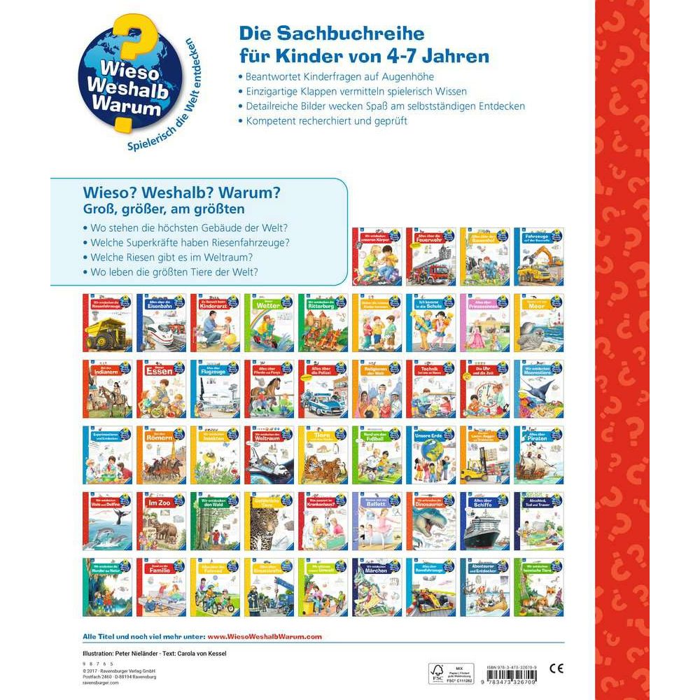 Ravensburger Why? What? Why?: Big, bigger, biggest (giant book)