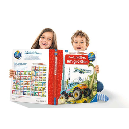 Ravensburger Why? What? Why?: Big, bigger, biggest (giant book)