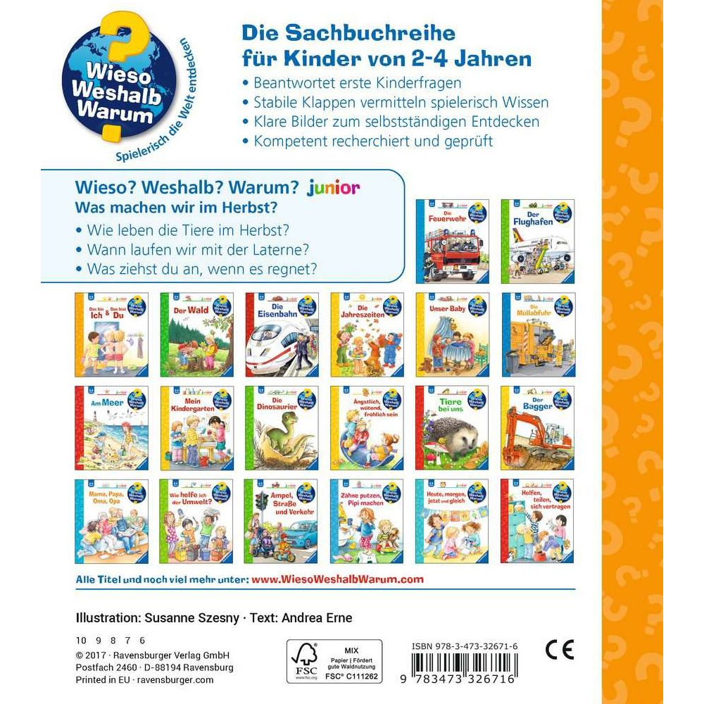 Ravensburger Why? How? What for? junior, Volume 61: What do we do in autumn?