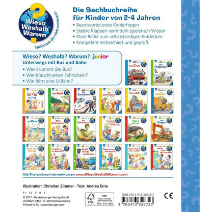 Ravensburger How? What? Why? junior, Volume 63: Travelling by bus and train