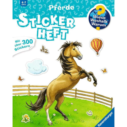 Ravensburger Why? What? What for? Sticker book: Horses