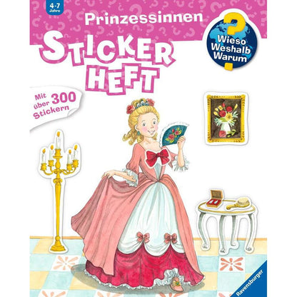 Ravensburger Why? What? What for? Sticker book: Princesses