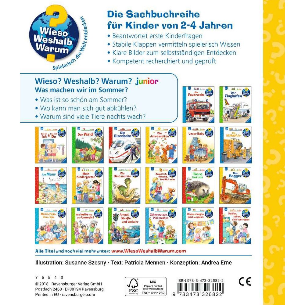 Ravensburger Why? How? What for? junior, Volume 60: What do we do in summer?