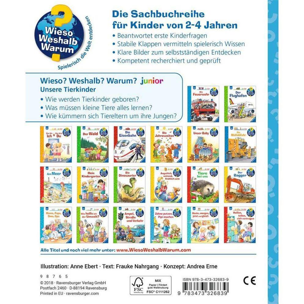Ravensburger Wieso? Weshalb? Warum? junior, Band 15: Unsere Tierkinder