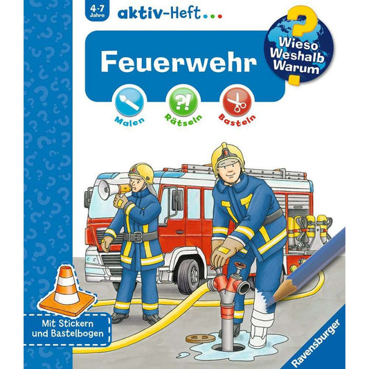 Ravensburger Why? What for? What reason? active booklet: Fire brigade