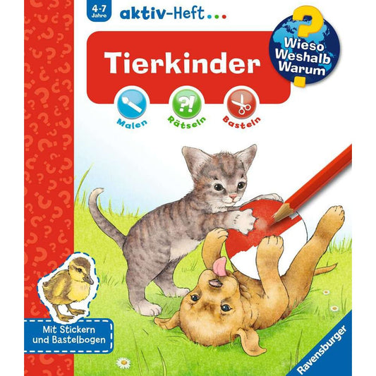 Ravensburger Why? What for? What for? active booklet: Animal children