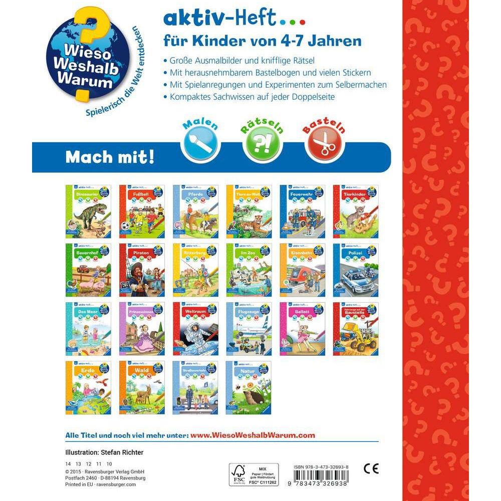 Ravensburger Why? What for? What for? active booklet: Animal children