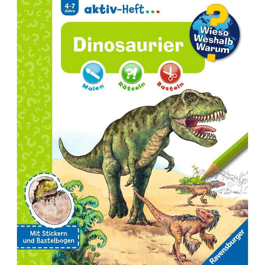 Ravensburger Why? What for? What for? active booklet: Dinosaurs
