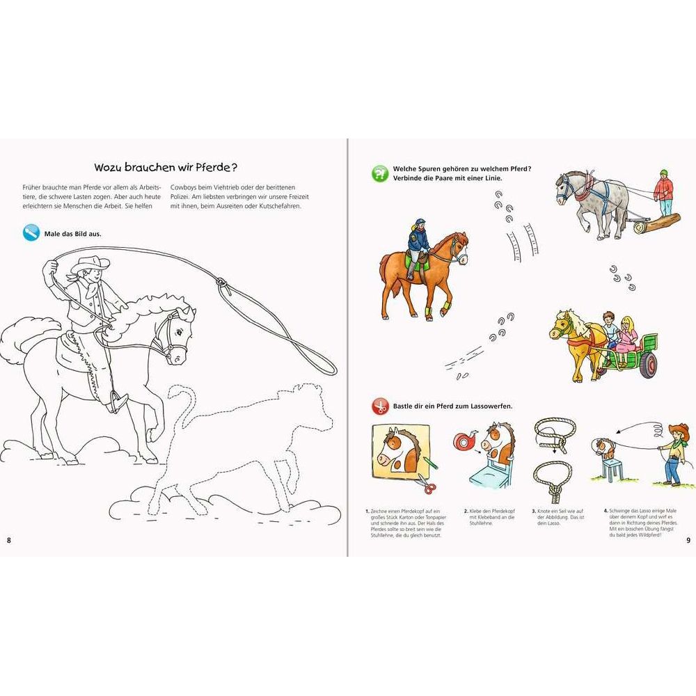 Ravensburger Wieso? Weshalb? Warum? aktiv-Heft: Pferde