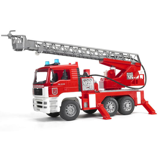 Bruder MAN fire brigade with turntable ladder