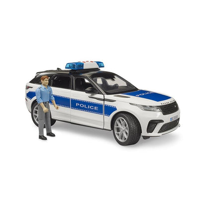 Bruder Range Rover Velar police vehicle with policeman