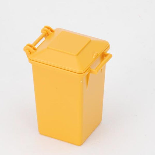 Bruder garbage can, yellow