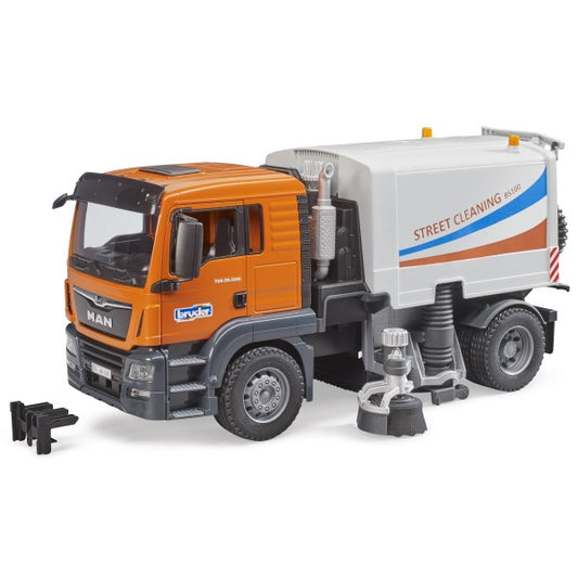 Nettoyage des rues du camion Brother MAN TGS