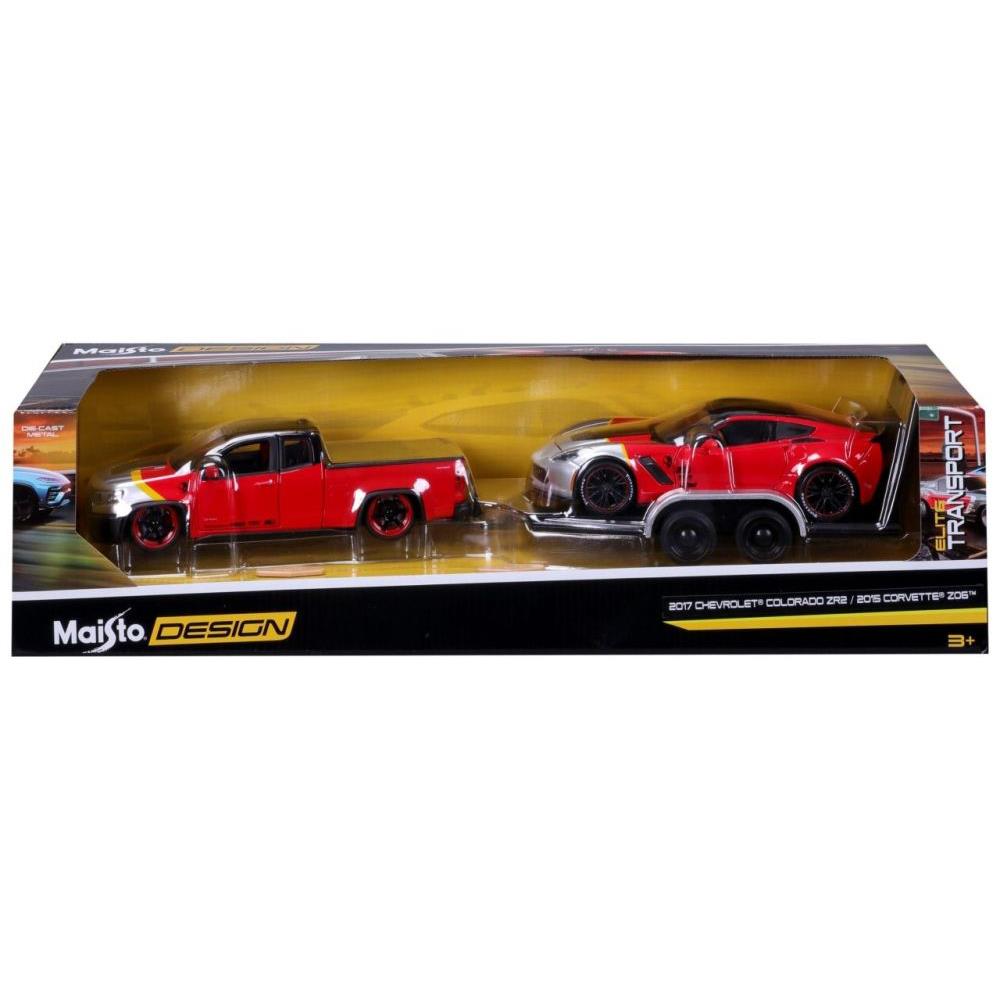 Maisto Chevrolet Colorado ZR2 & Corvette Z06 1/24