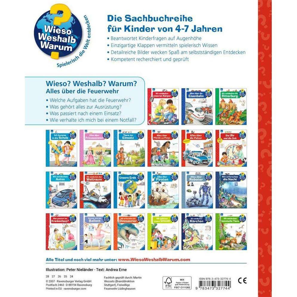 Ravensburger Wieso? Weshalb? Warum?, Band 2: Alles über die Feuerwehr – Produktbild 2